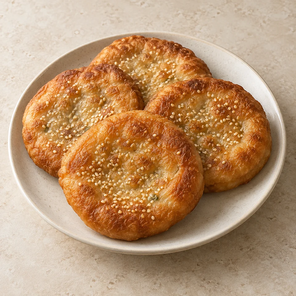 Savory Fried Pancake — ai-generated illustration