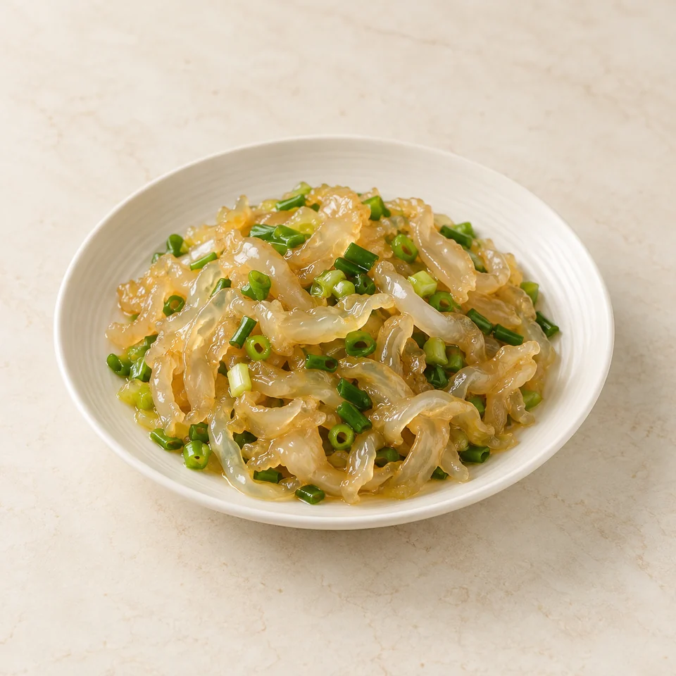 Scallion Oil Jellyfish — ai-generated illustration