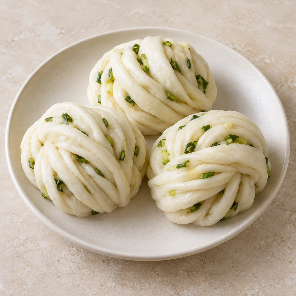 Scallion Oil Swirl Bun — ai-generated illustration