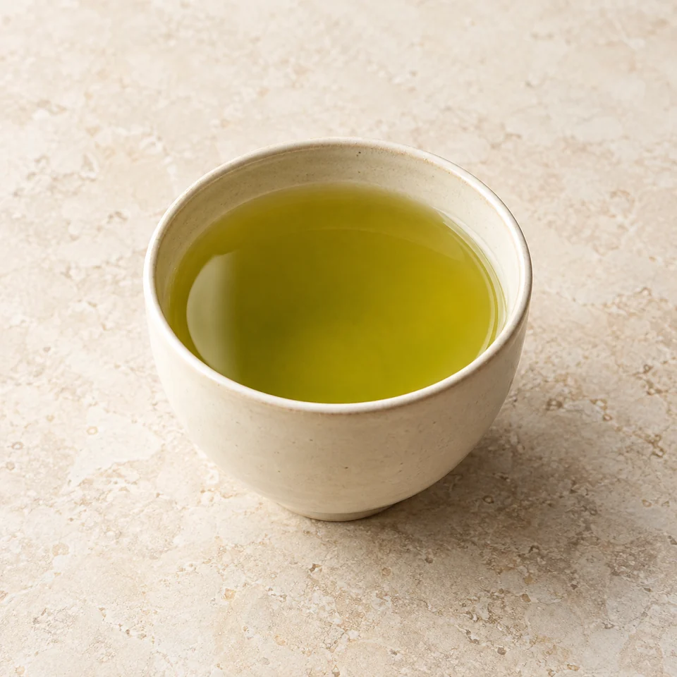 Sencha tea infusion — ai-generated illustration