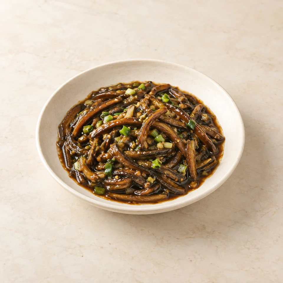 Shanghai Eel Stir-fry with Hot Oil — ai-generated illustration