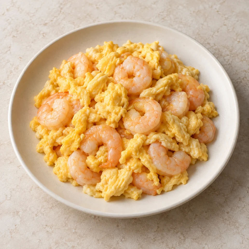 Shrimp Scrambled Eggs — ai-generated illustration