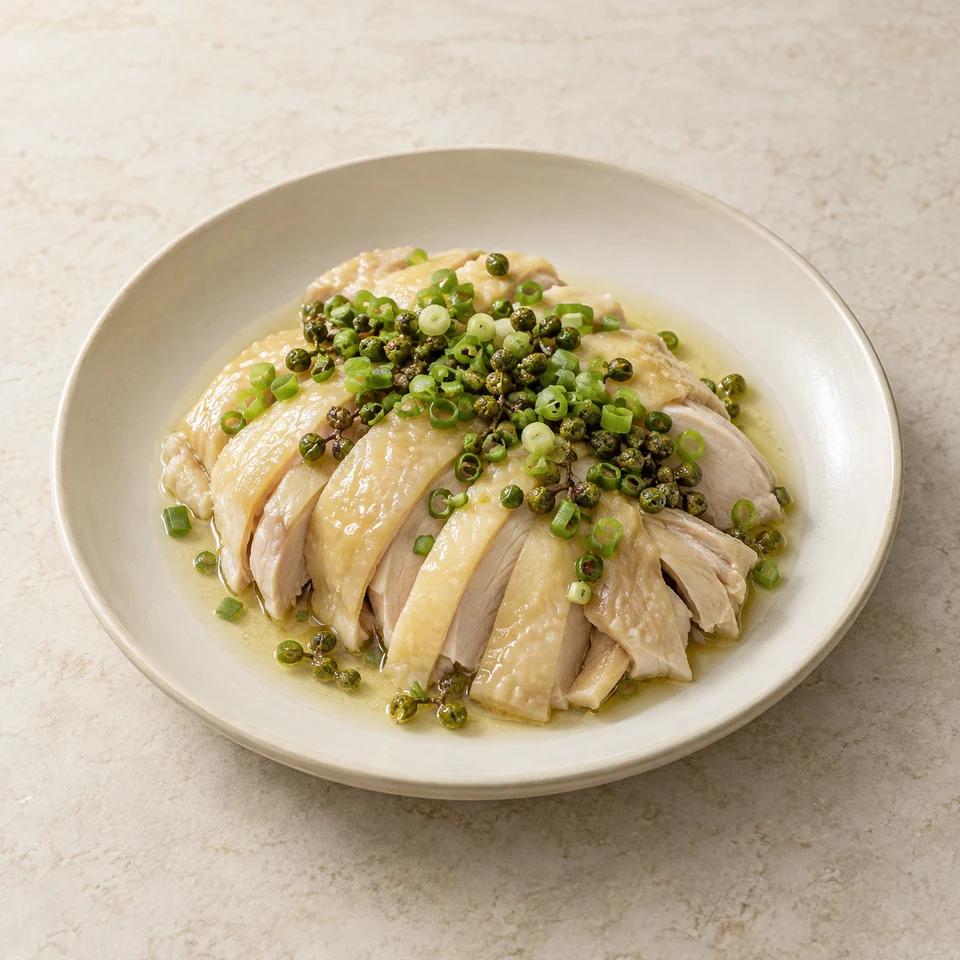 Sichuan Chili-Scallion Chicken — ai-generated illustration
