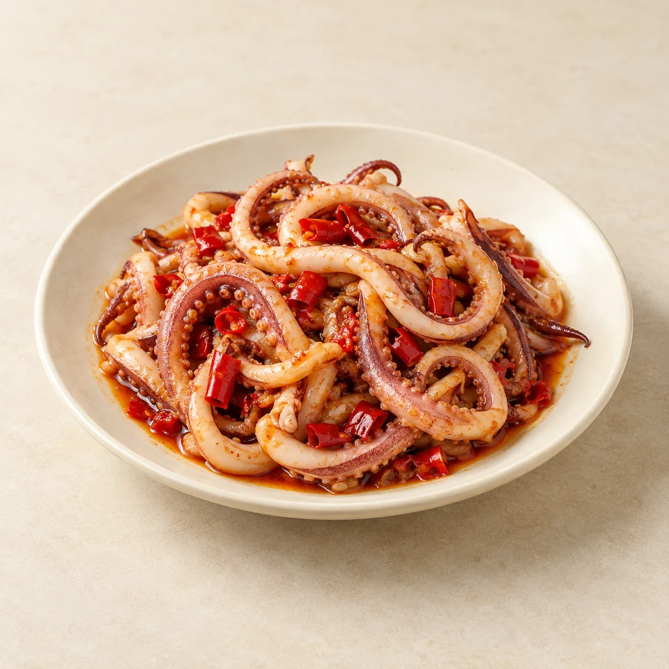 Sour and Spicy Squid Tentacles — ai-generated illustration