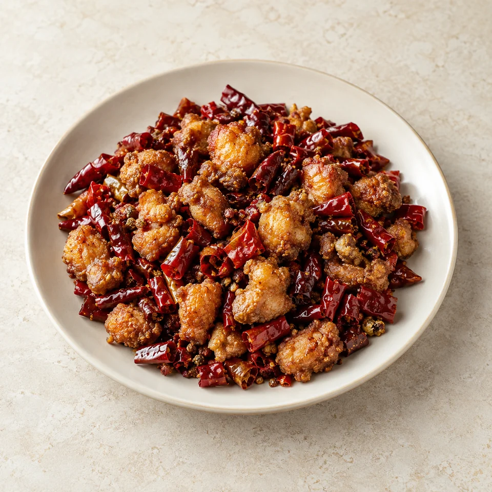 Spicy Diced Chicken — ai-generated illustration