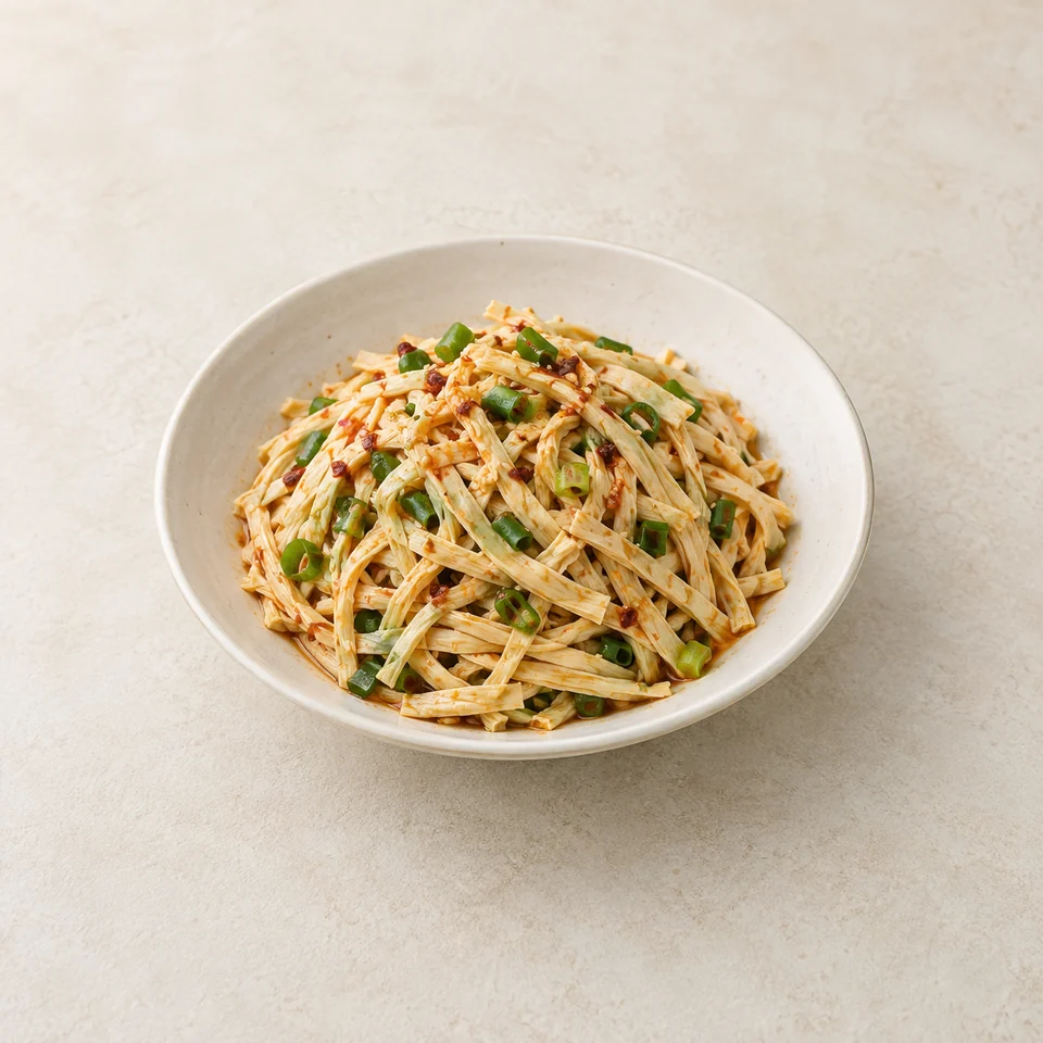 Spicy Shredded Tofu Skin — ai-generated illustration