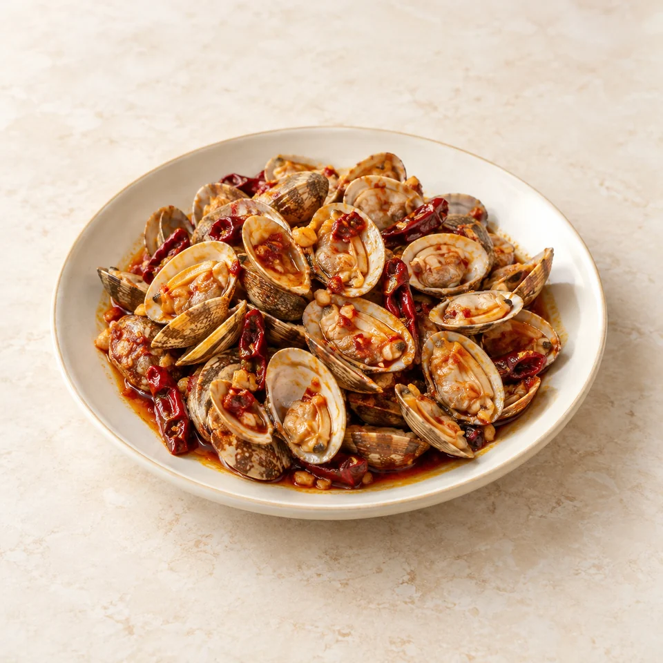 Spicy Stir-Fried Clams — ai-generated illustration