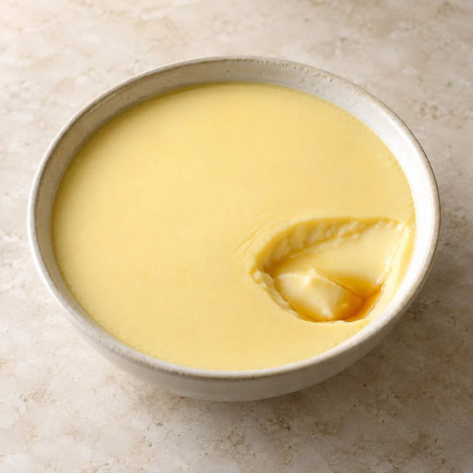 Steamed Egg Custard — ai-generated illustration