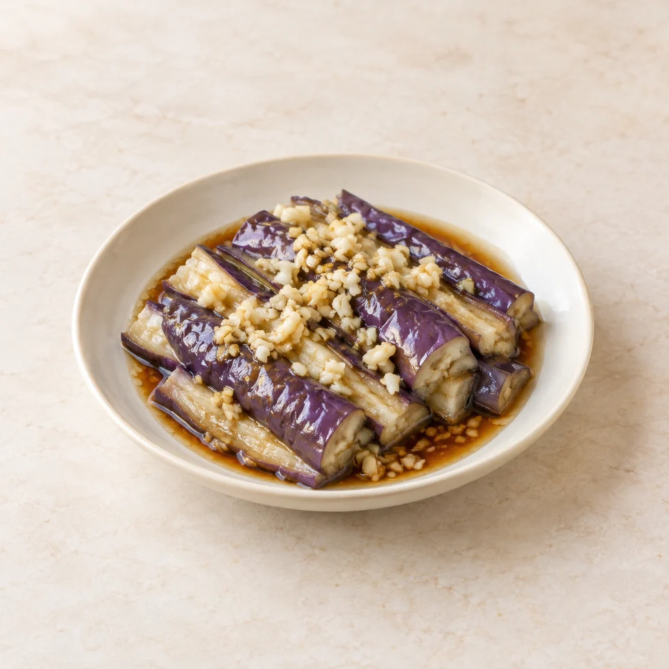 Steamed Eggplant — ai-generated illustration