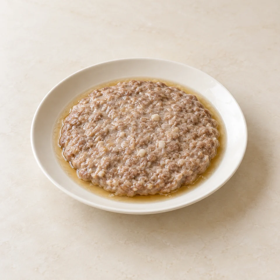 Steamed Minced Pork Patty — ai-generated illustration