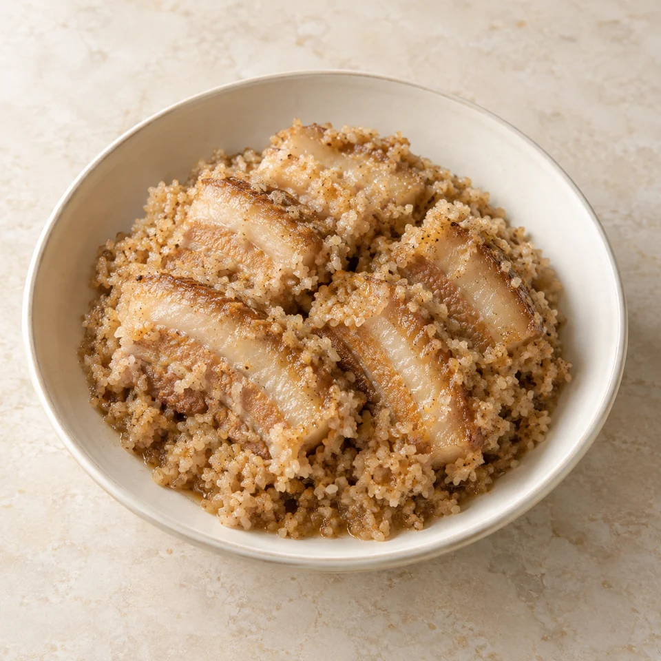 Steamed Pork with Rice Flour — ai-generated illustration