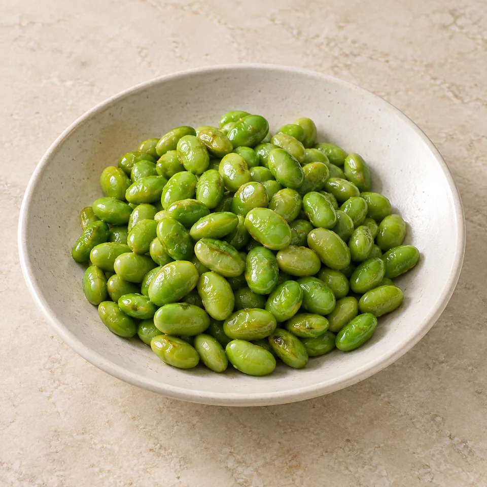 Stir-Fried Edamame — ai-generated illustration