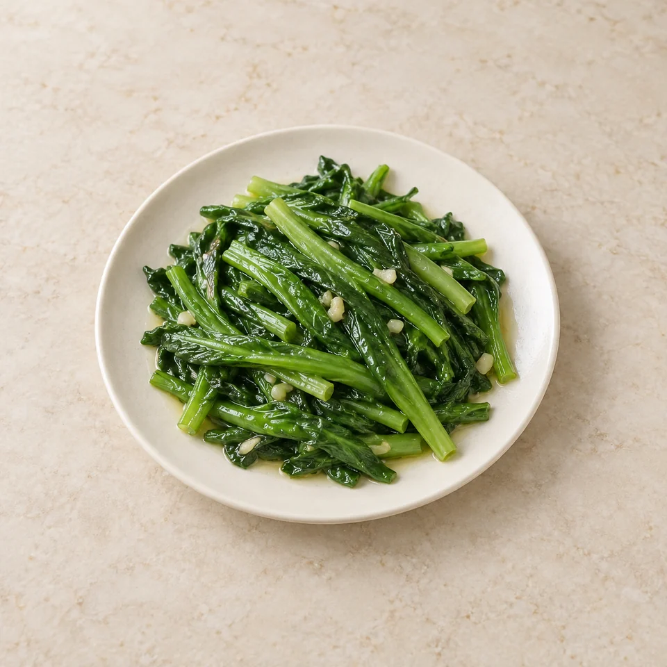 Stir-fried Lettuce (Chicory) — ai-generated illustration