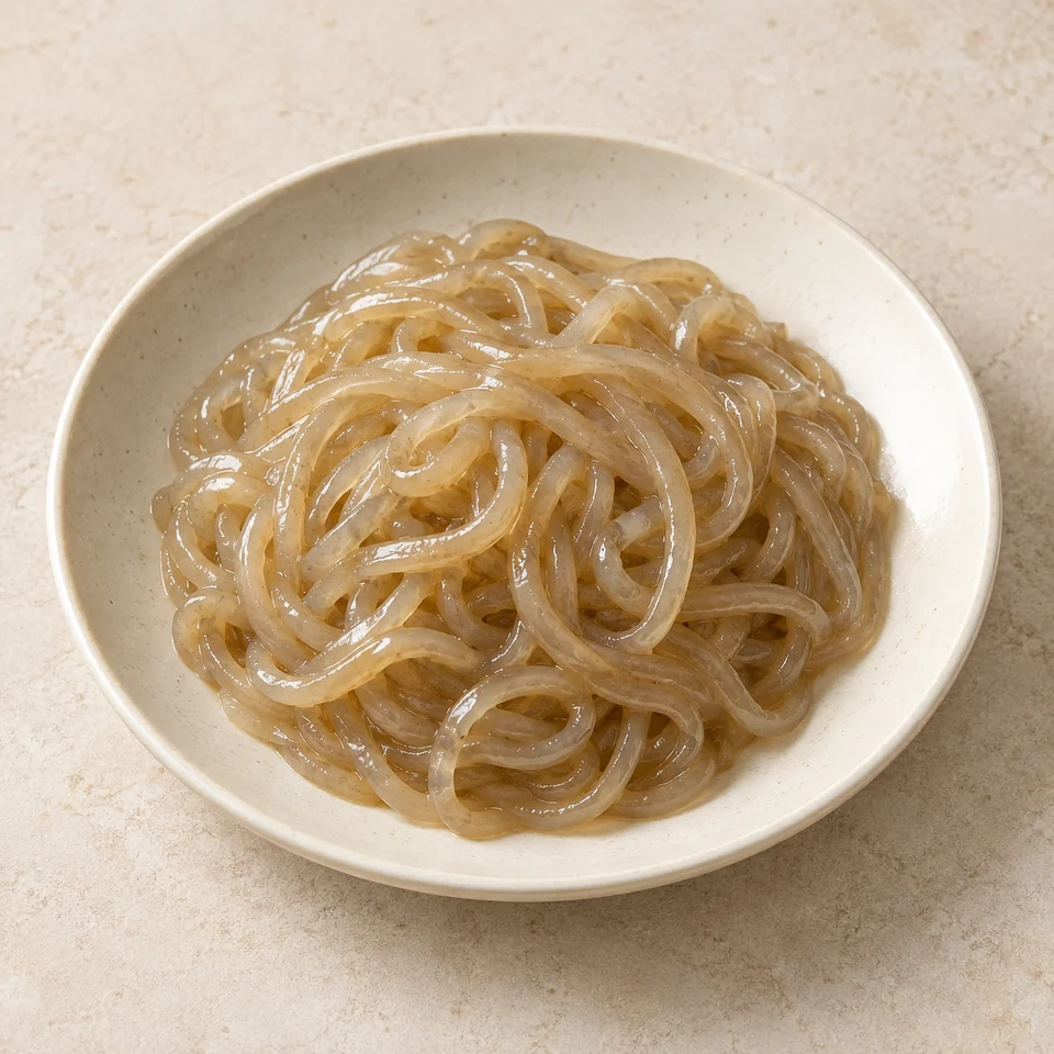 Stir-Fried Potato Starch Noodles — ai-generated illustration