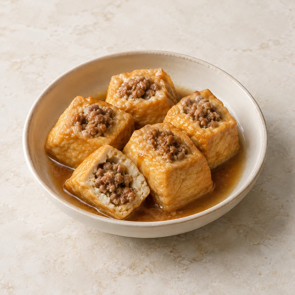Stuffed Tofu — ai-generated illustration