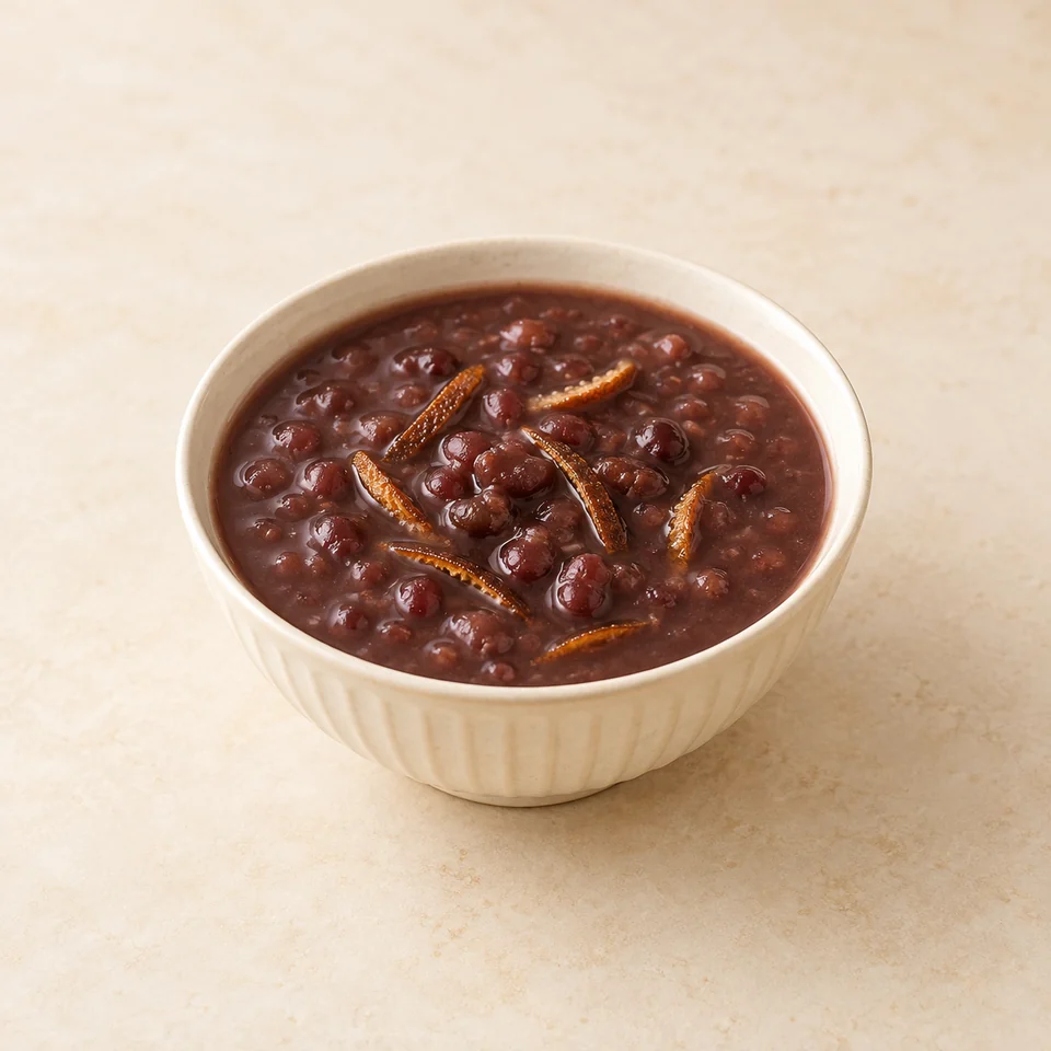Tangerine Peel Red Bean Paste — ai-generated illustration