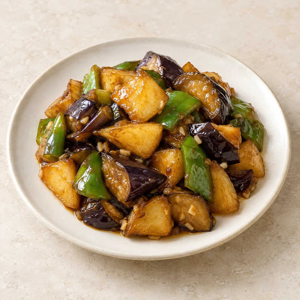 Three Sauteed Vegetables — ai-generated illustration