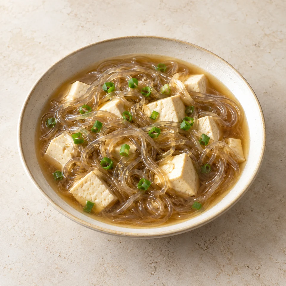 Tofu and Vermicelli Stew — ai-generated illustration