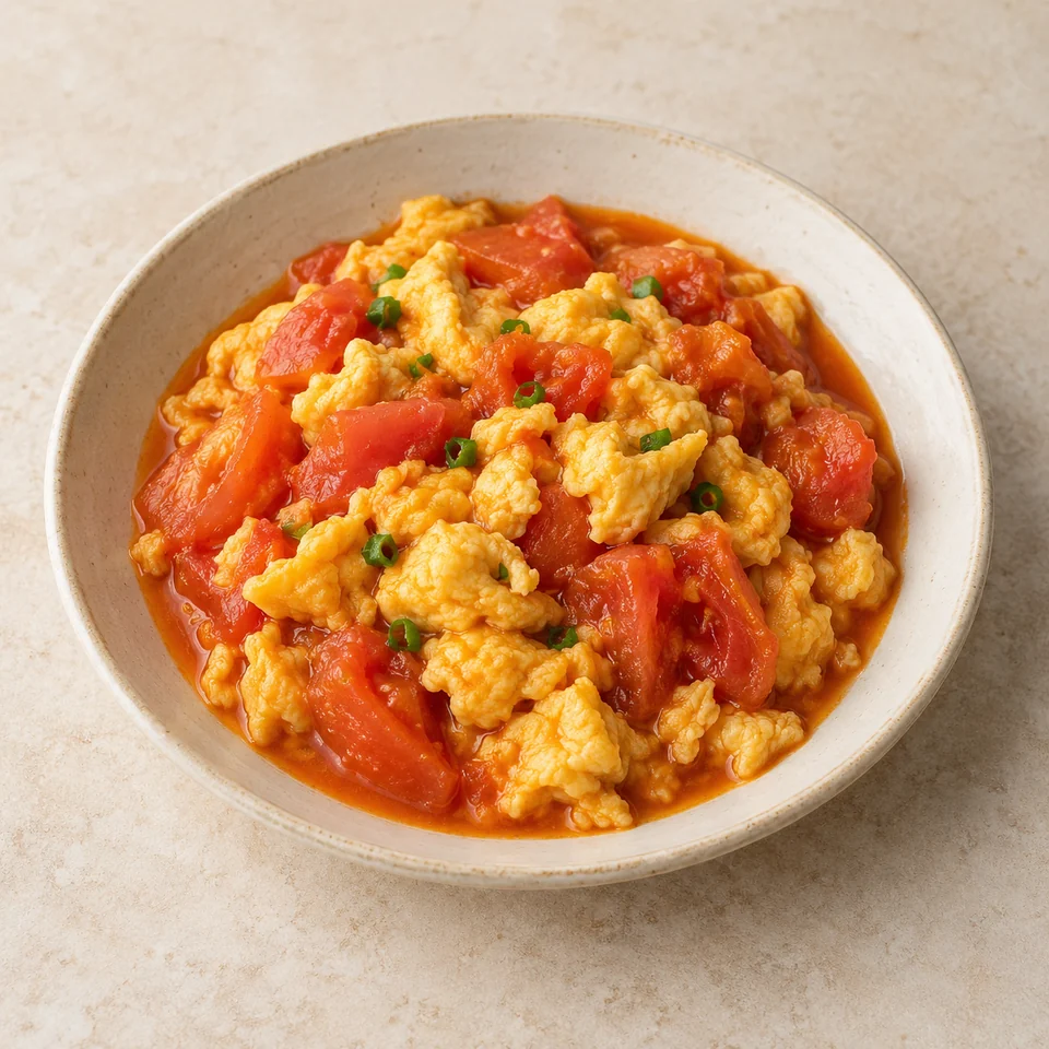 Tomato and Egg Stir-fry — ai-generated illustration