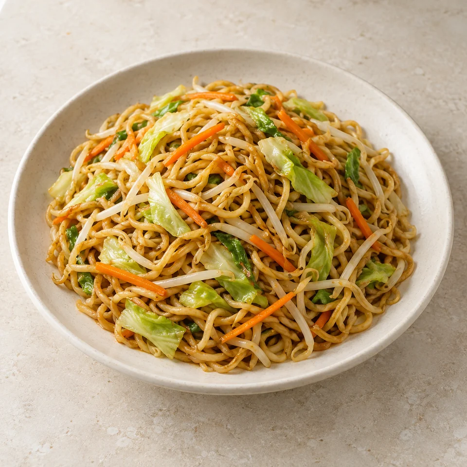 Vegetable Chow Mein — ai-generated illustration