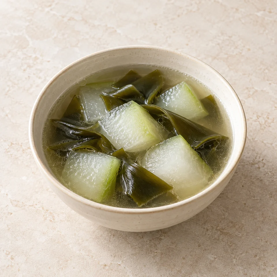 Winter Melon and Kelp Soup — ai-generated illustration