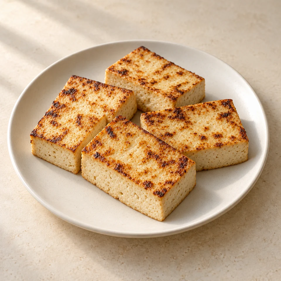 Yaki tofu — ai-generated illustration
