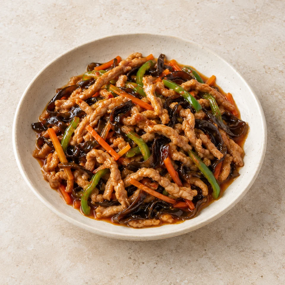 Yu Xiang Shredded Pork — ai-generated illustration